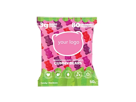 Linha de pesagem e embalagem de balas de goma