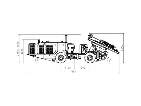 Carreta de Perfuração Hidráulica CYTC70B