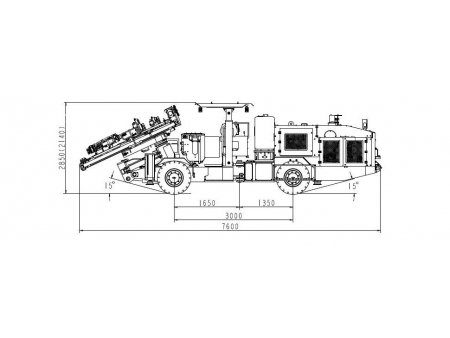 Carreta de Perfuração Hidráulica CYTC70C