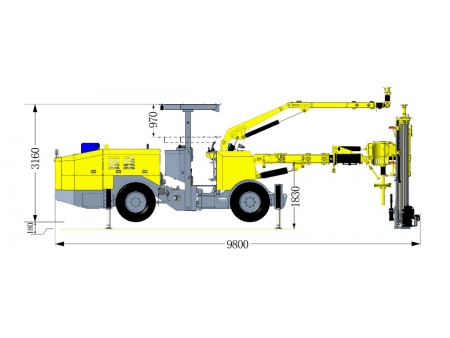 Carreta Hidráulica de Fixação com Duas Lanças, CYTM41/2