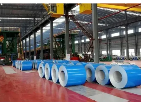 Chapas e bobinas de aço pré-pintadas