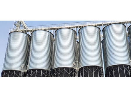 Silos vertical spiral folding