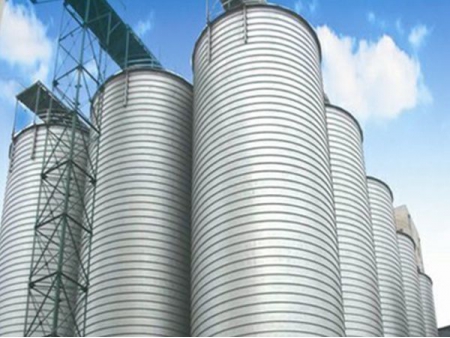 Silos de fundo plano