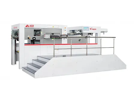 Máquina de corte e vinco plana automática