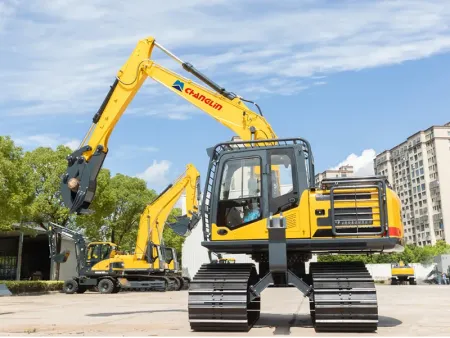 ZG135CF  Escavadeira com garra florestal