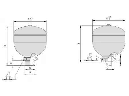 Acumulador hidráulico YDA