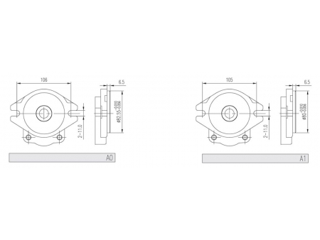 Bomba de engrenagem externa