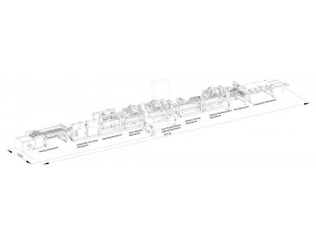 Máquina coladeira de fundo para saco valvulado (Uma extremidade colada), FM2018