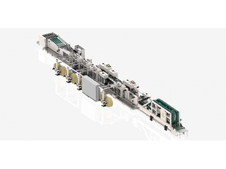 Máquina coladeira de fundo para saco valvulado (ambas extremidades coladas) GU8320