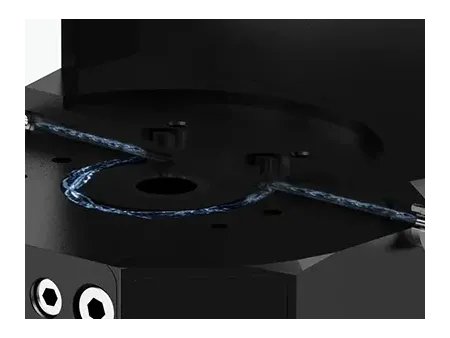 Cabeçote de soldagem a laser oscilante de eixo duplo de 8 kW (com faca de ar)