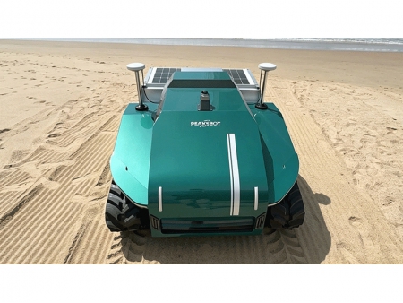 Robô para limpeza de praias