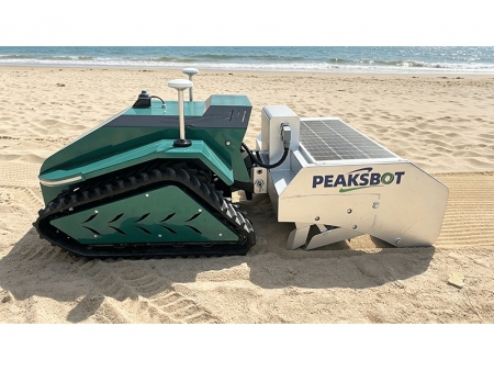 Robô para limpeza de praias