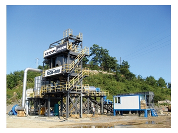 Usina independente de reciclagem de RAP estacionária