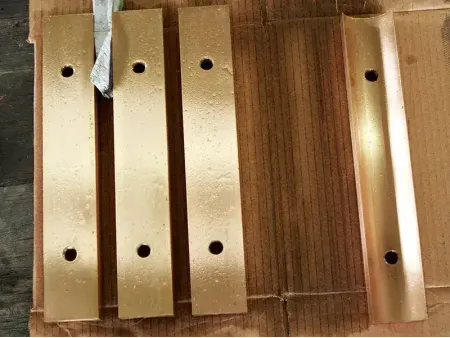 Placa de desgaste de bronze