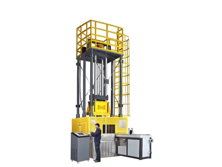 Máquina de ensaio de impacto por queda de peso para metais, teste de rasgo com peso suspenso (DWTT)