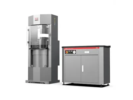 Máquina de ensaio de compressão, controle por servomotor