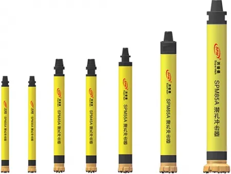 Série SPM-A  Martelo down-the-hole (DTH) sem tubo de ar (sem válvula de pé)