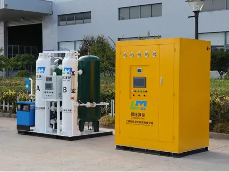 Sistema gerador de oxigênio de alta pureza (99.5%)