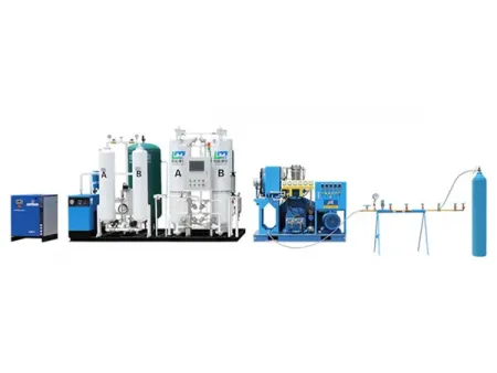 Sistema de geração de oxigênio medicinal personalizado