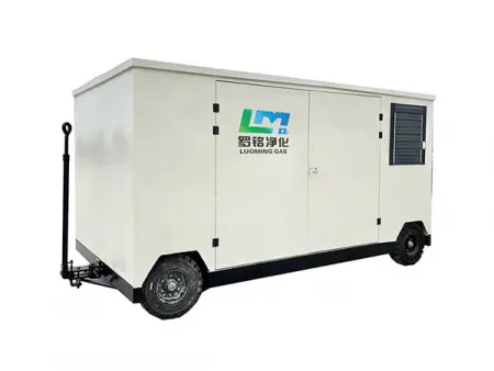 Sistema de geração de nitrogênio PSA em trailer