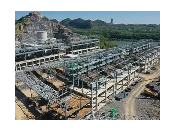 Projeto de usina de agregados de 20 milhões de toneladas/ano em Guangxi