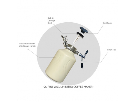 Cafeiteira Nitro Térmica Pro de 2L
