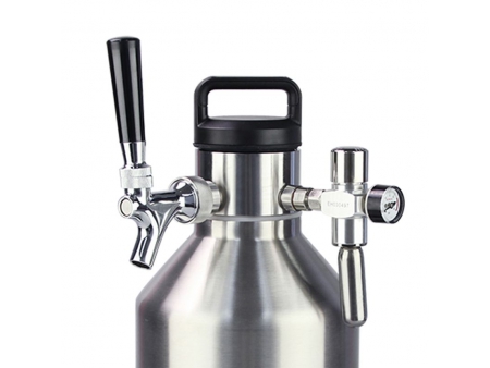 Válvula Extratora/Válvula de Extração Circular de Cerveja em Aço Inoxidável