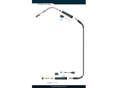 Tocha de solda Push-Pull MTR 500