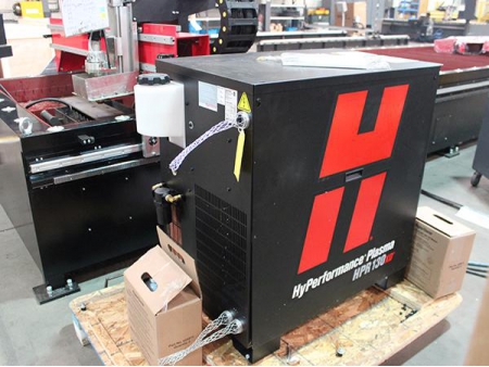 Máquina de corte por plasma CNC (Corte de metal e aço mediante o uso de fonte de plasma de alto desempenho)