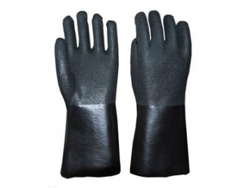 Luvas PVC antiderrapantes cano longo, GSP2211S-45