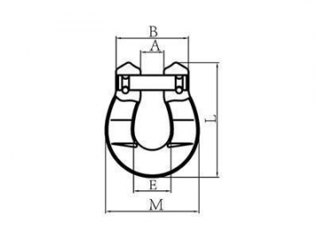 Conector Ômega em liga de aço G100