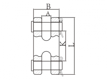 Conector em liga de aço forjado