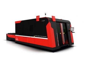 Máquina de cortar metal com sistema de corte por laser de fibra de alta potência 2000W