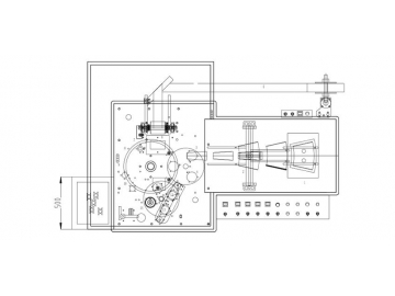 Máquina para fabricar recipientes de papel pequenos em velocidade média Máquina para fazer tigela pequena de papel (75-85 peças/min, 16-46oz tigelas de papel)