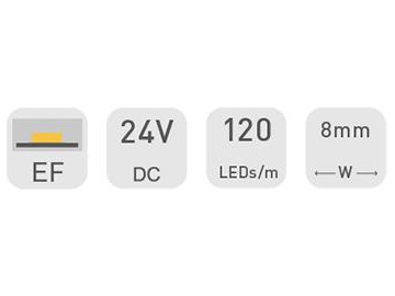 Mangueira LED decorativa para publicidade  8mm 24V D4120