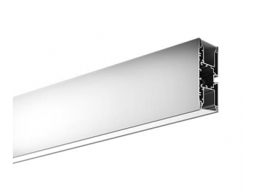 Perfil de alumínio para luminária linear de embutir na parede  LC12843