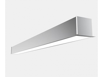 Perfil de alumínio para luminária linear de embutir para teto  LE50