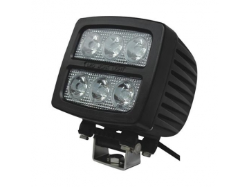 Farol auxiliar de LED quadrado de 5 pol. e 60W