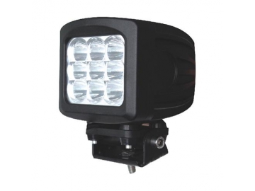 Farol auxiliar de LED quadrado de 5 pol. e 90W