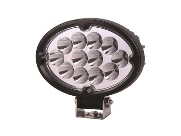 Farol auxiliar de LED oval com refletor 36W