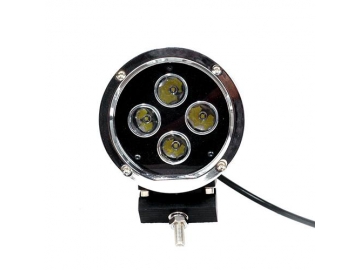 Lâmpadas de 4 LEDs da Cree redonda para veículos Off Road 5 pol. 40W