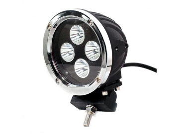 Lâmpadas de 4 LEDs da Cree redonda para veículos Off Road 5 pol. 40W