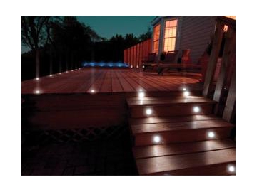 Luminária de embutir LED para deck e degraus de exteriores SC-B104A