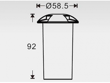 Iluminação LED para paisagismo SC-F109-3