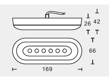 Barra LED para piscina de alta potência SC-G106