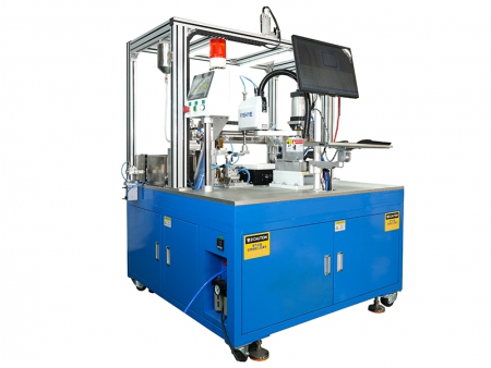 Máquina ponteadeira automática de filme de acetato e metal