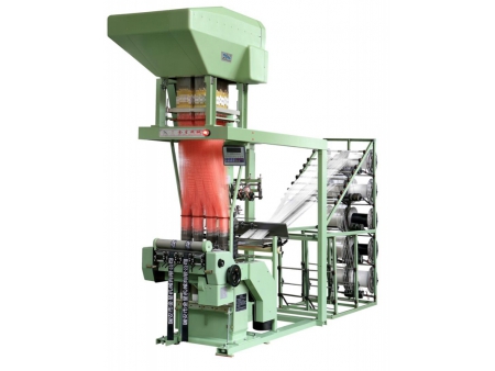 Tear Jacquard KTNFM53-4/66-768 (Sistema de tecelagem de tecido estreito)    Tear Jacquard computarizado, tear para fitas e passamanarias