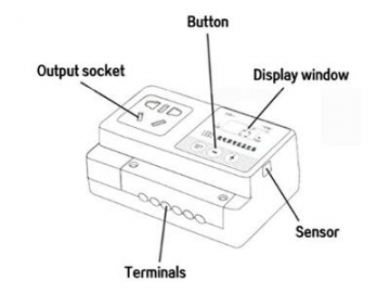 Controlador de temperatura Série THTP-1, Interruptor de controlo de temperatura do microcomputador