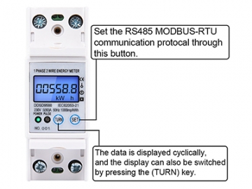 Medidor de Energia Monofásico, DDSD9588