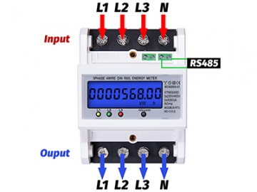 Medidor de Energia Trifásico, DTS8558